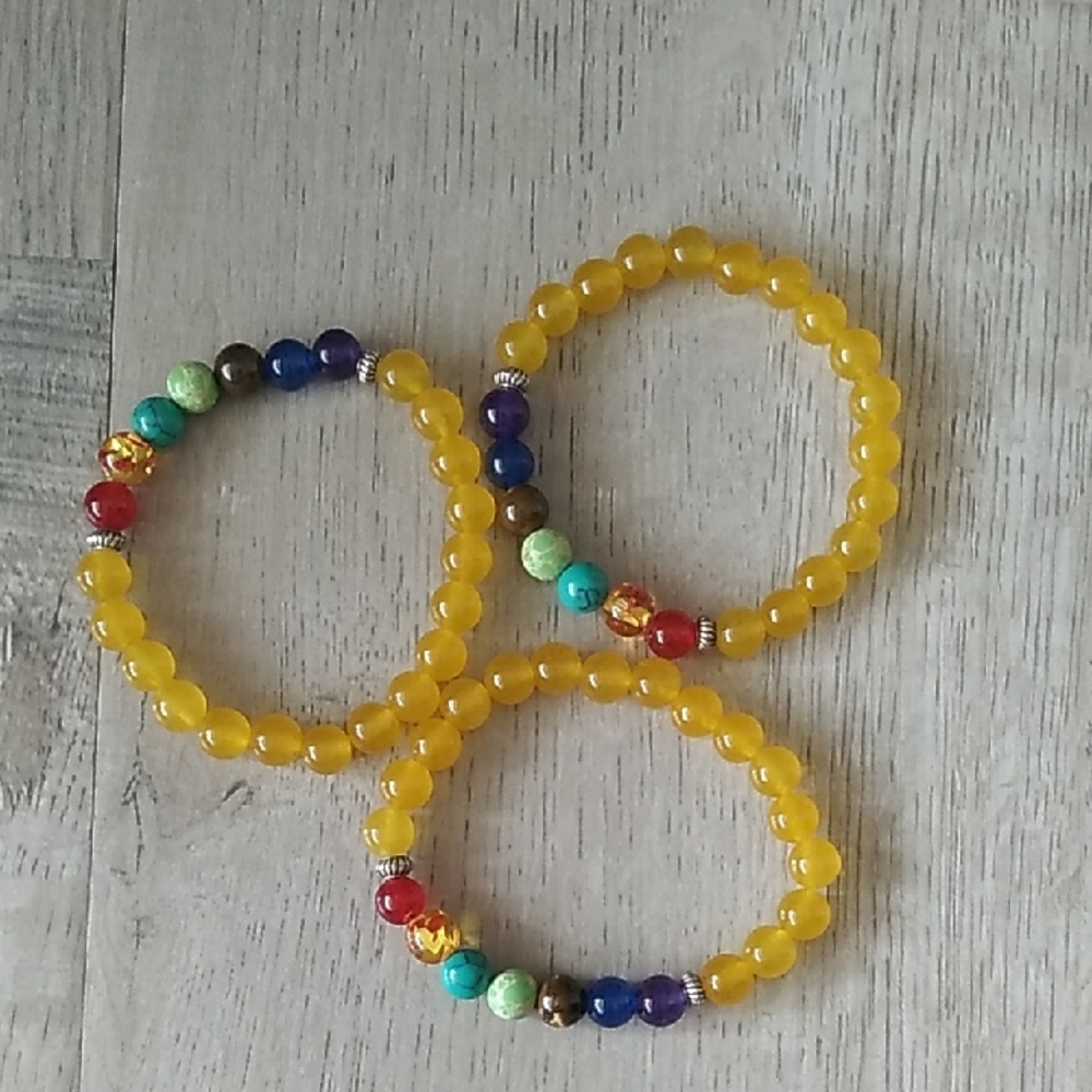 Colorful Beaded Kids Bracelets